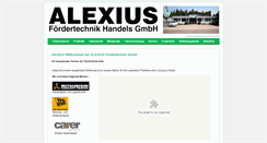 Desktop Screenshot of alexius-gabelstapler.de