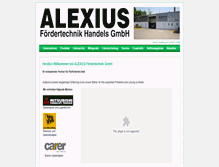 Tablet Screenshot of alexius-gabelstapler.de